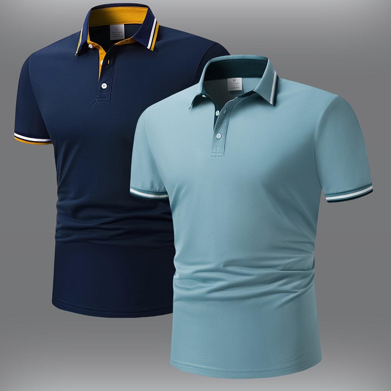 2pcs Men's Short-Sleeve Shirts