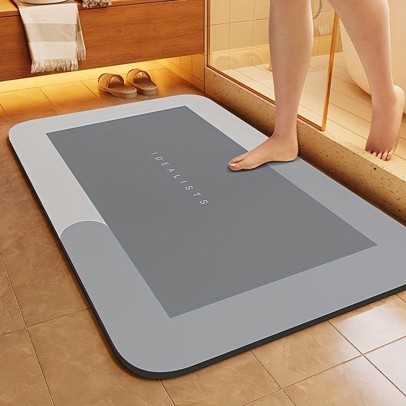 Super Absorbent Diatomaceous Earth Bathroom Mat