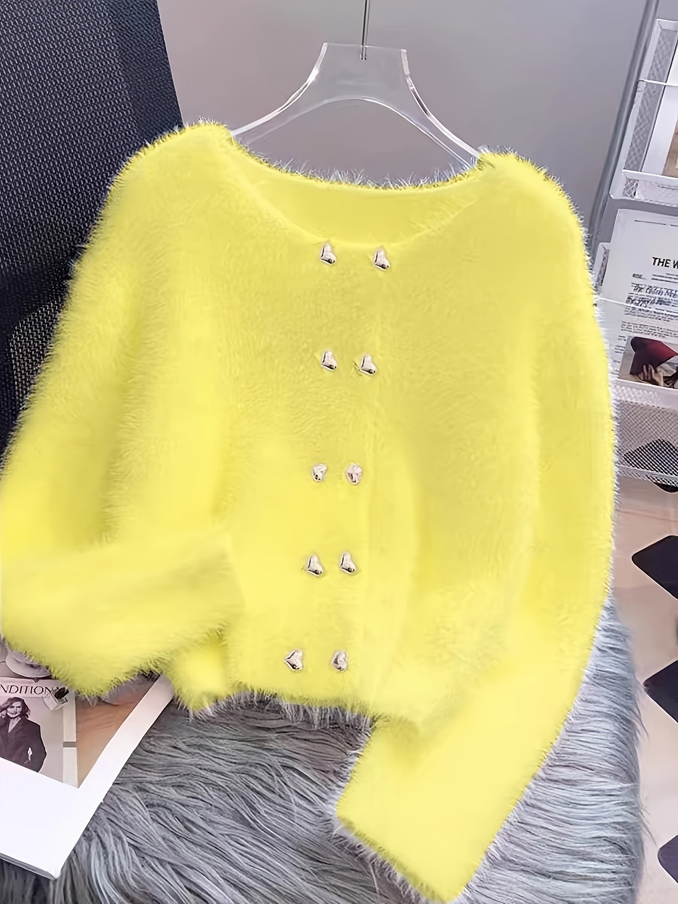 Premium Warm Faux Mink Sweater