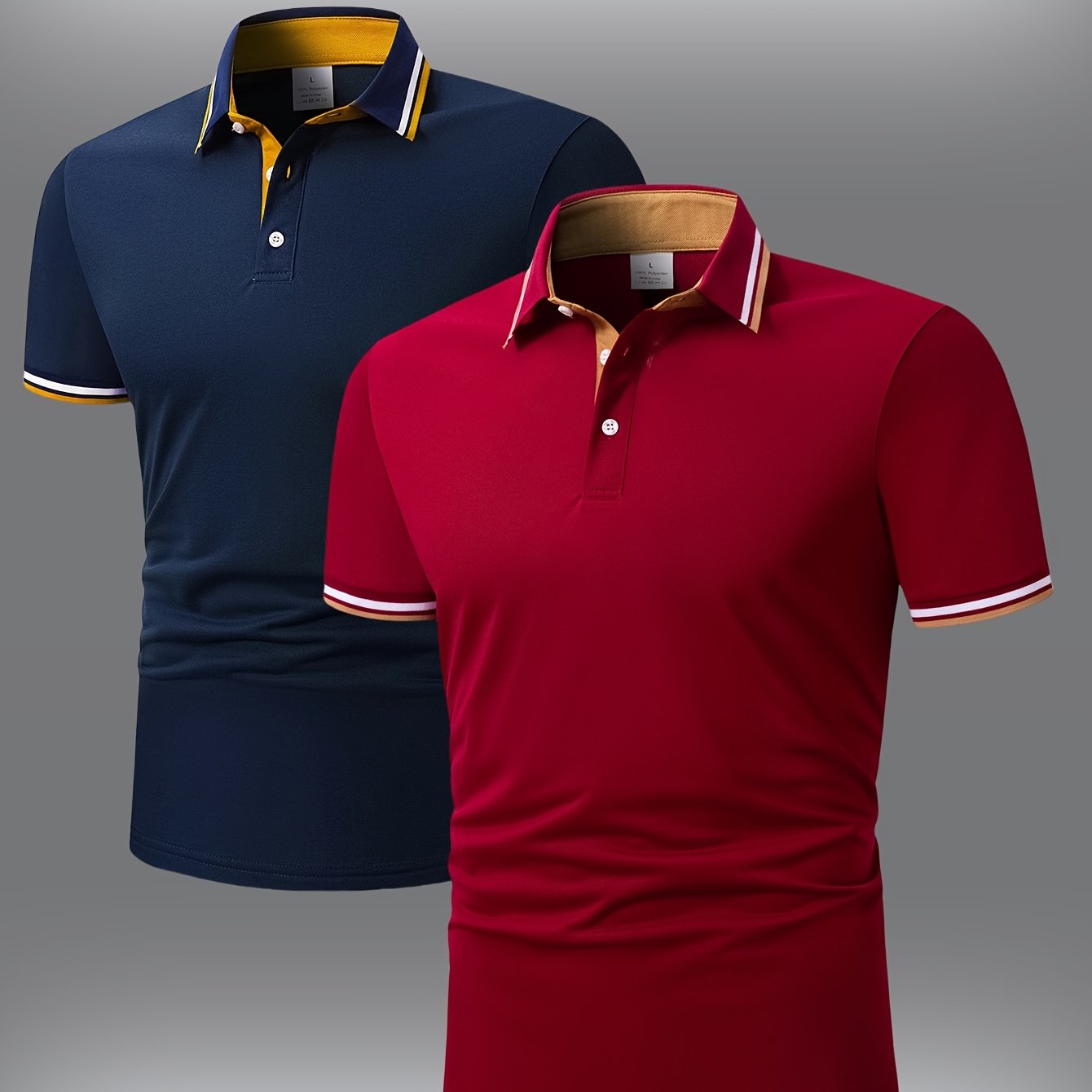2pcs Men's Short-Sleeve Shirts