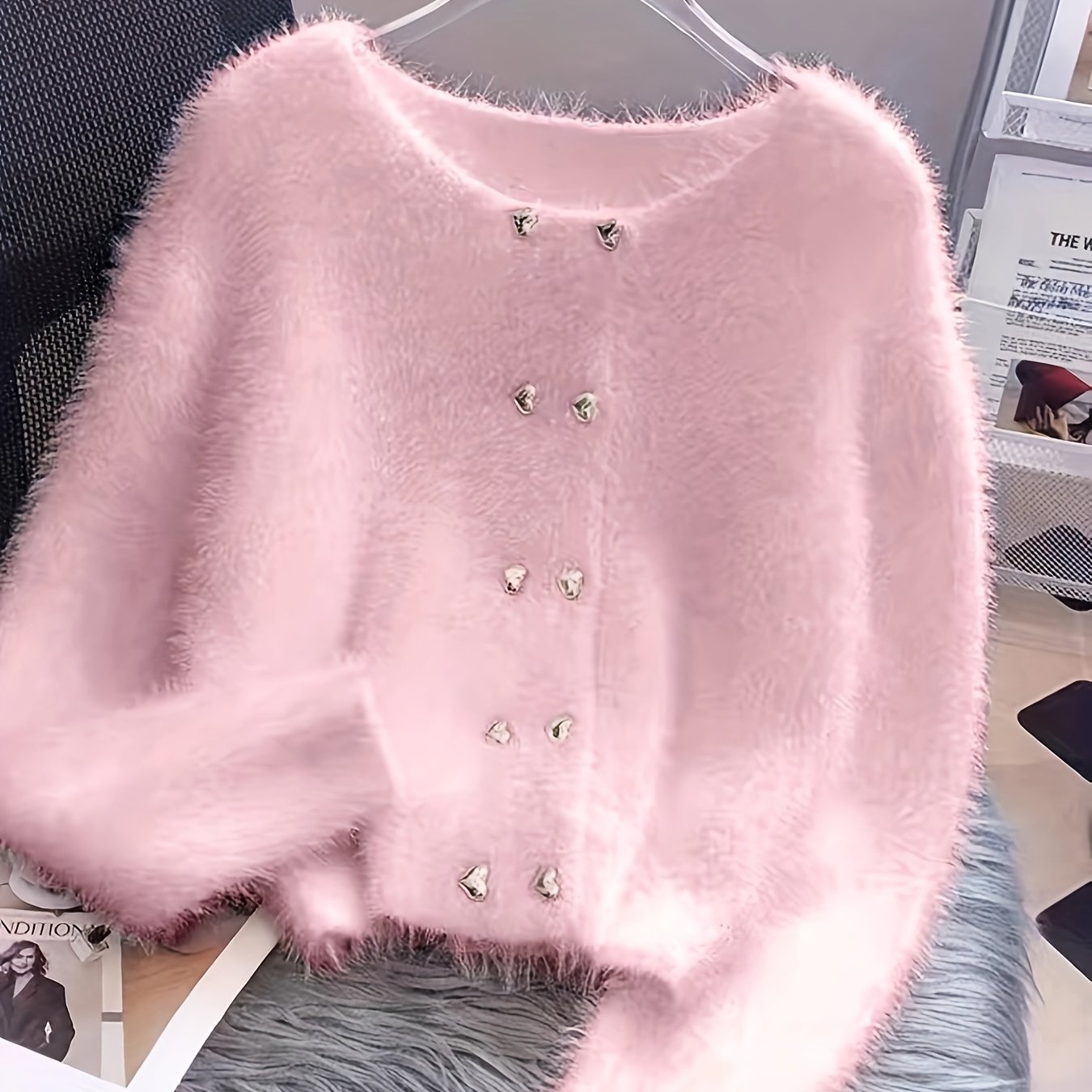 Premium Warm Faux Mink Sweater