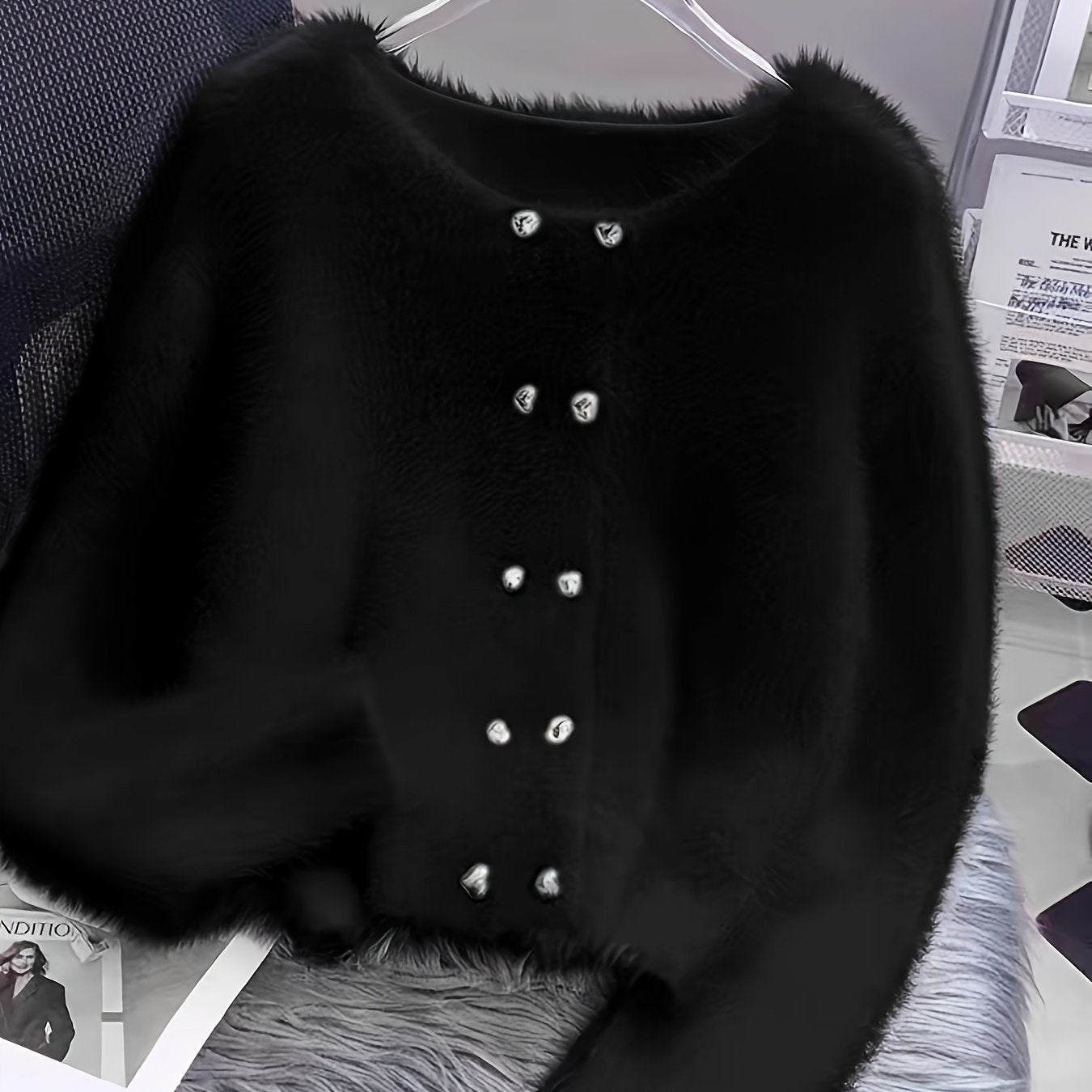 Premium Warm Faux Mink Sweater