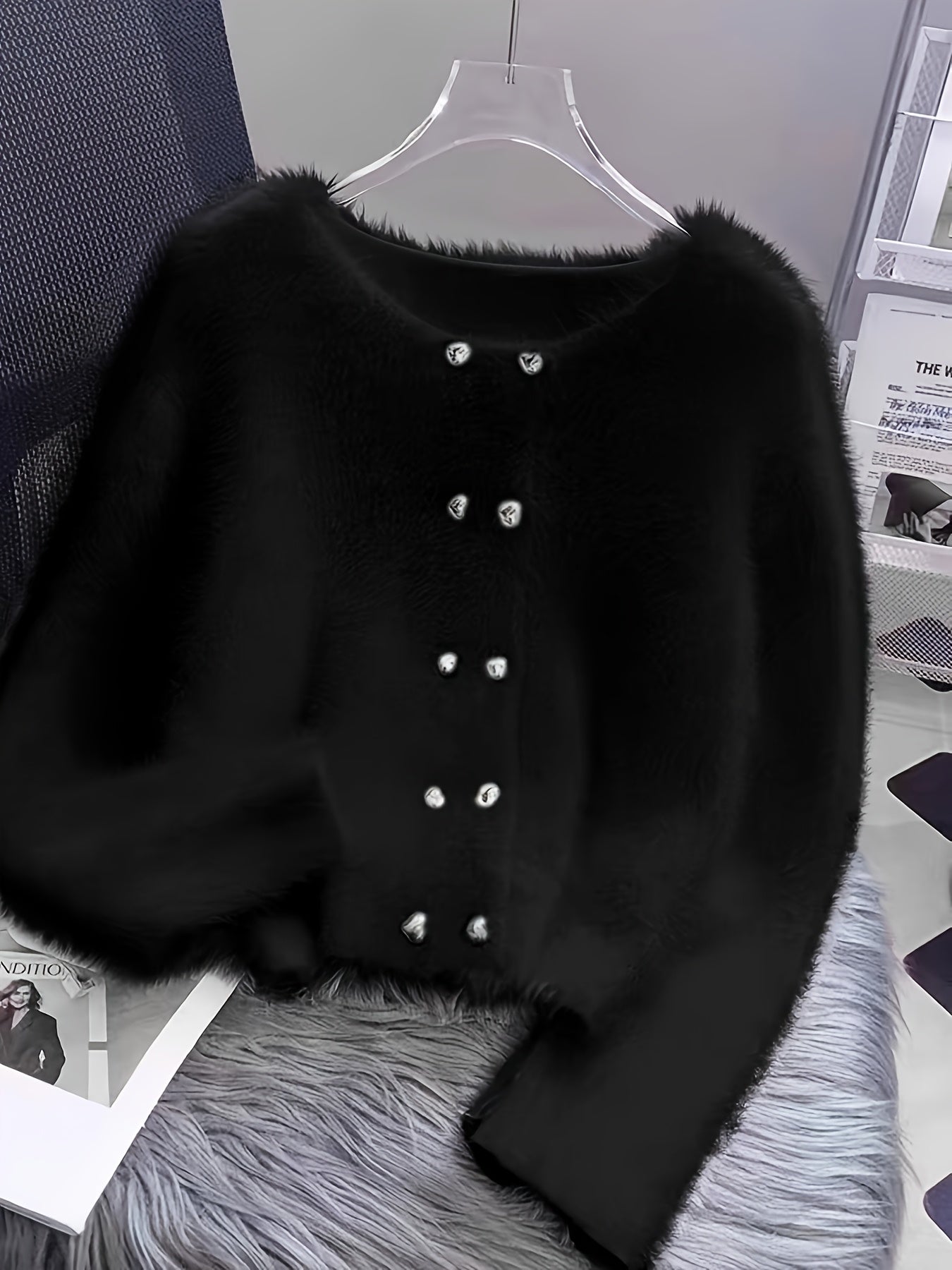 Premium Warm Faux Mink Sweater