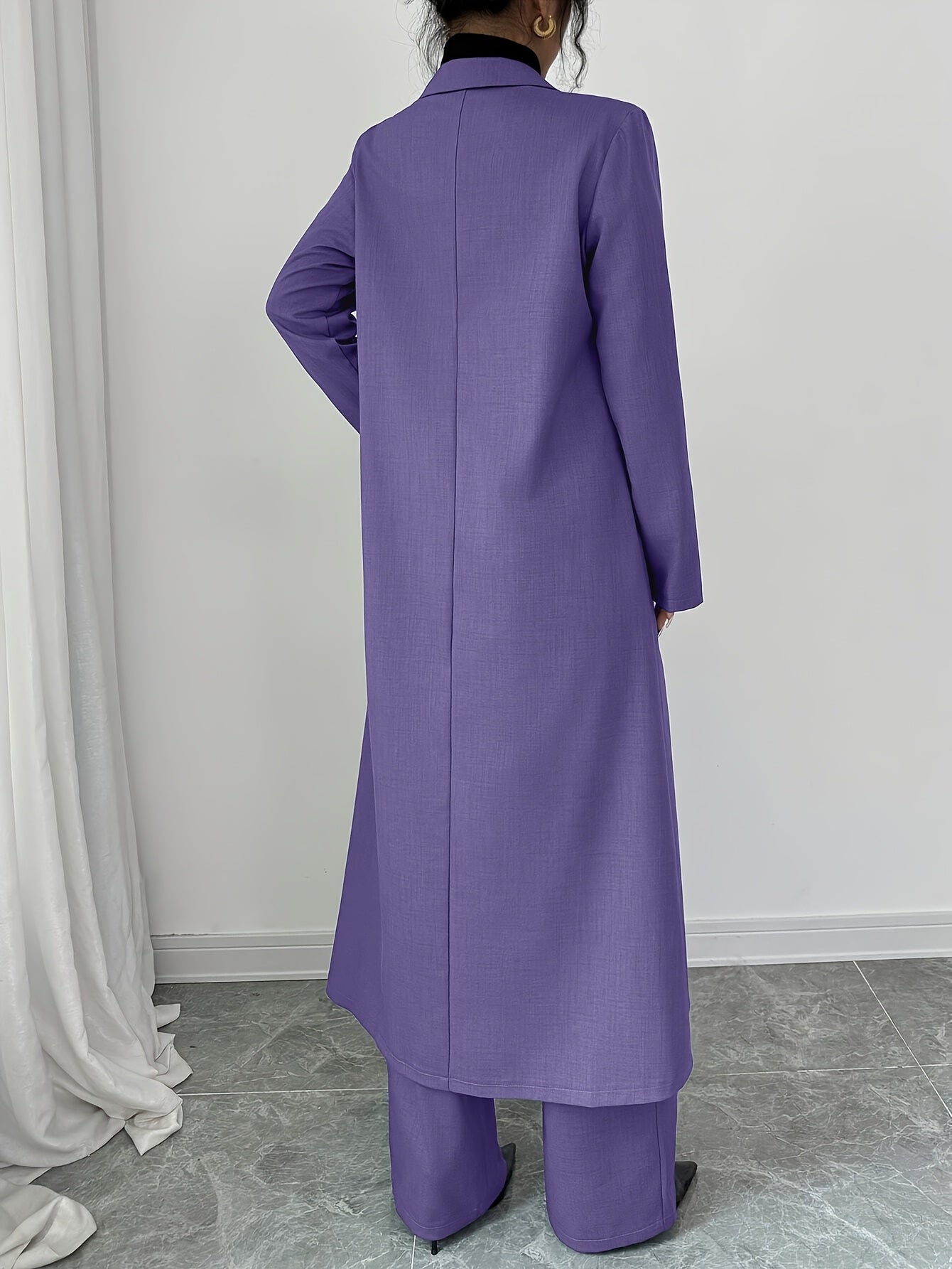 Women'S Minimalist Fashion Long Suit Set