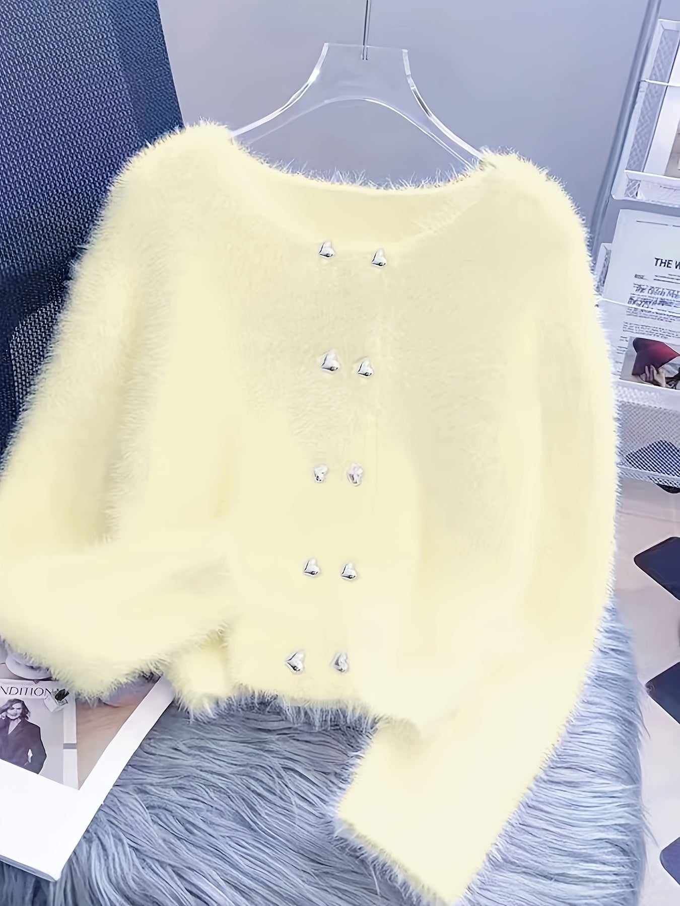 Premium Warm Faux Mink Sweater