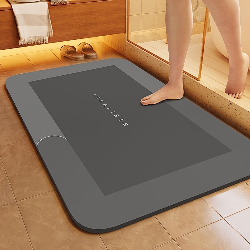 Super Absorbent Diatomaceous Earth Bathroom Mat