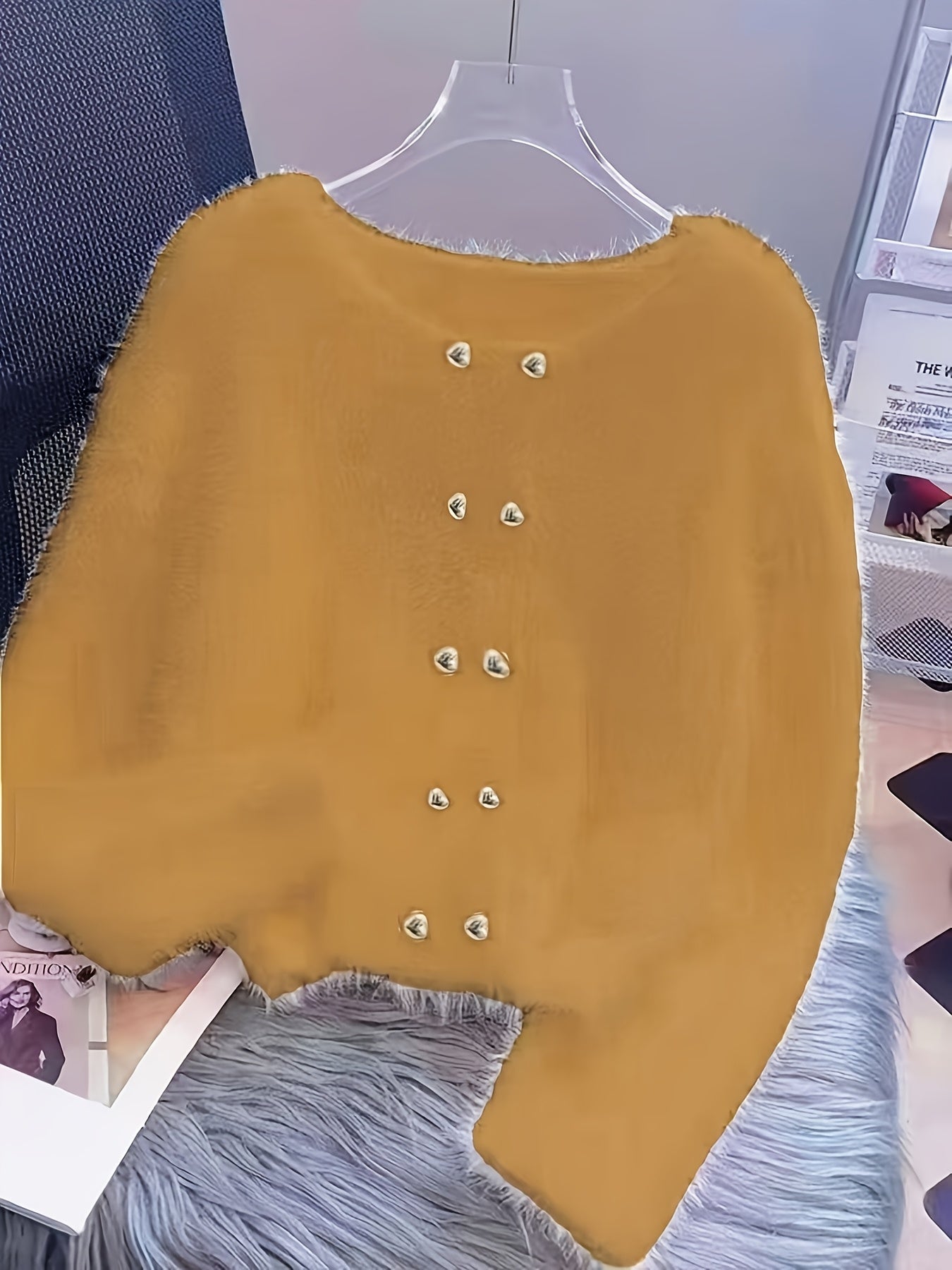 Premium Warm Faux Mink Sweater