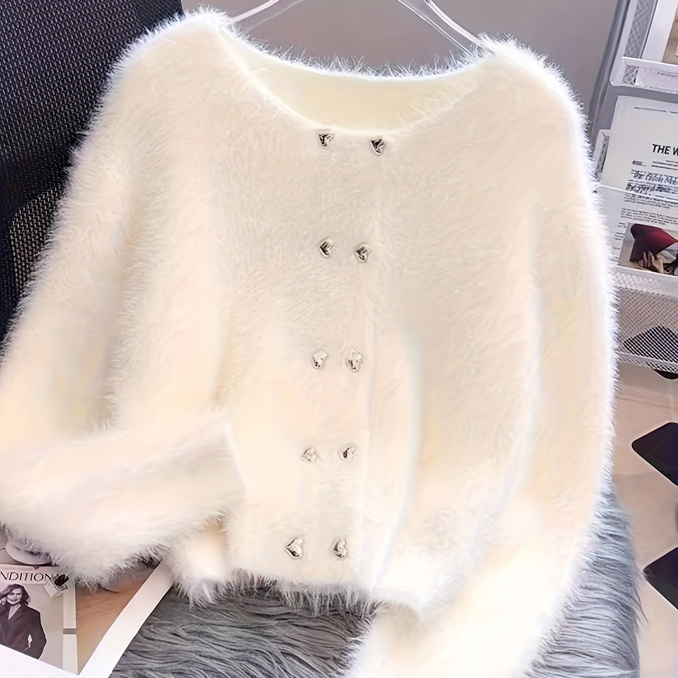 Premium Warm Faux Mink Sweater