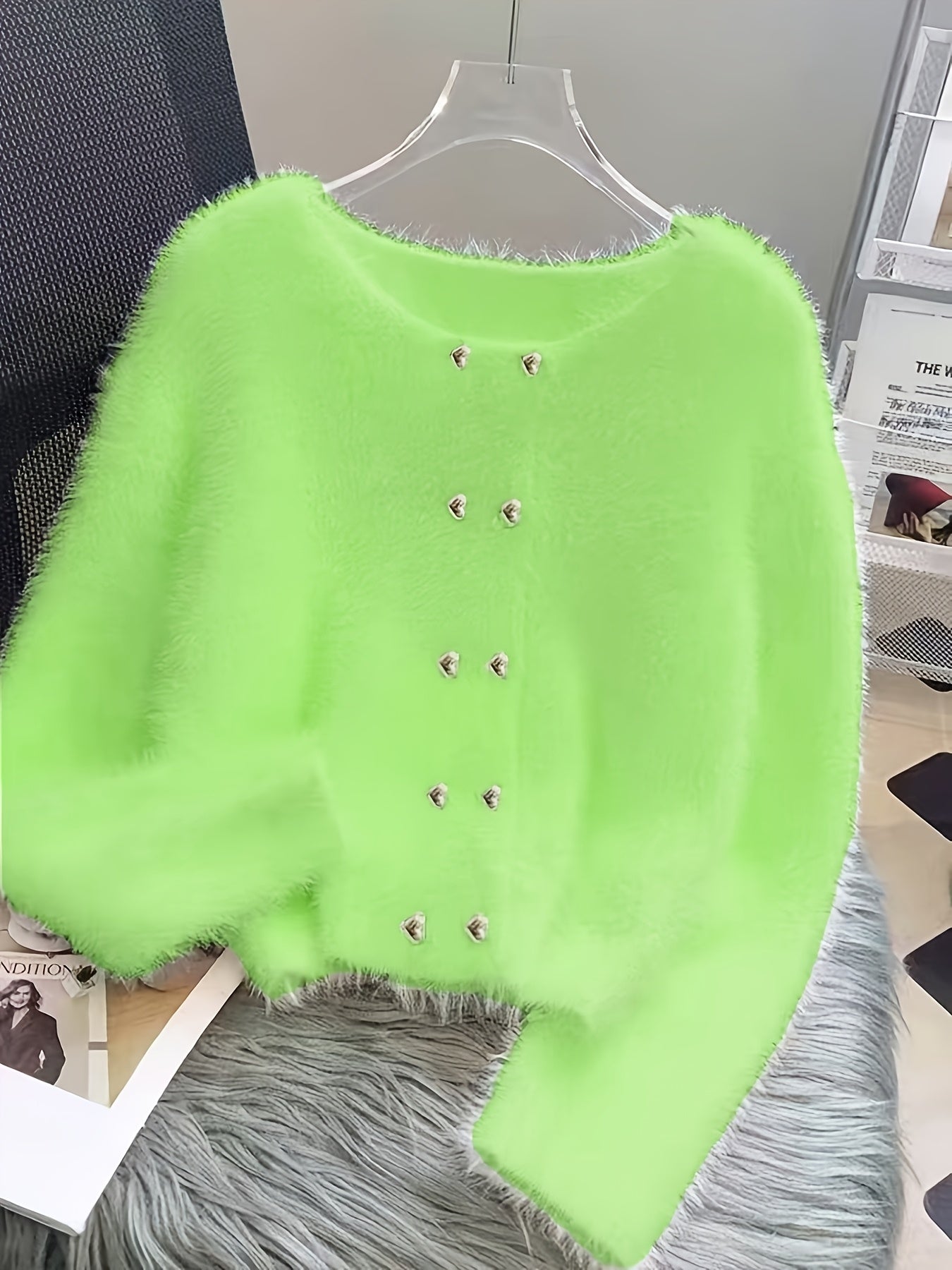 Premium Warm Faux Mink Sweater