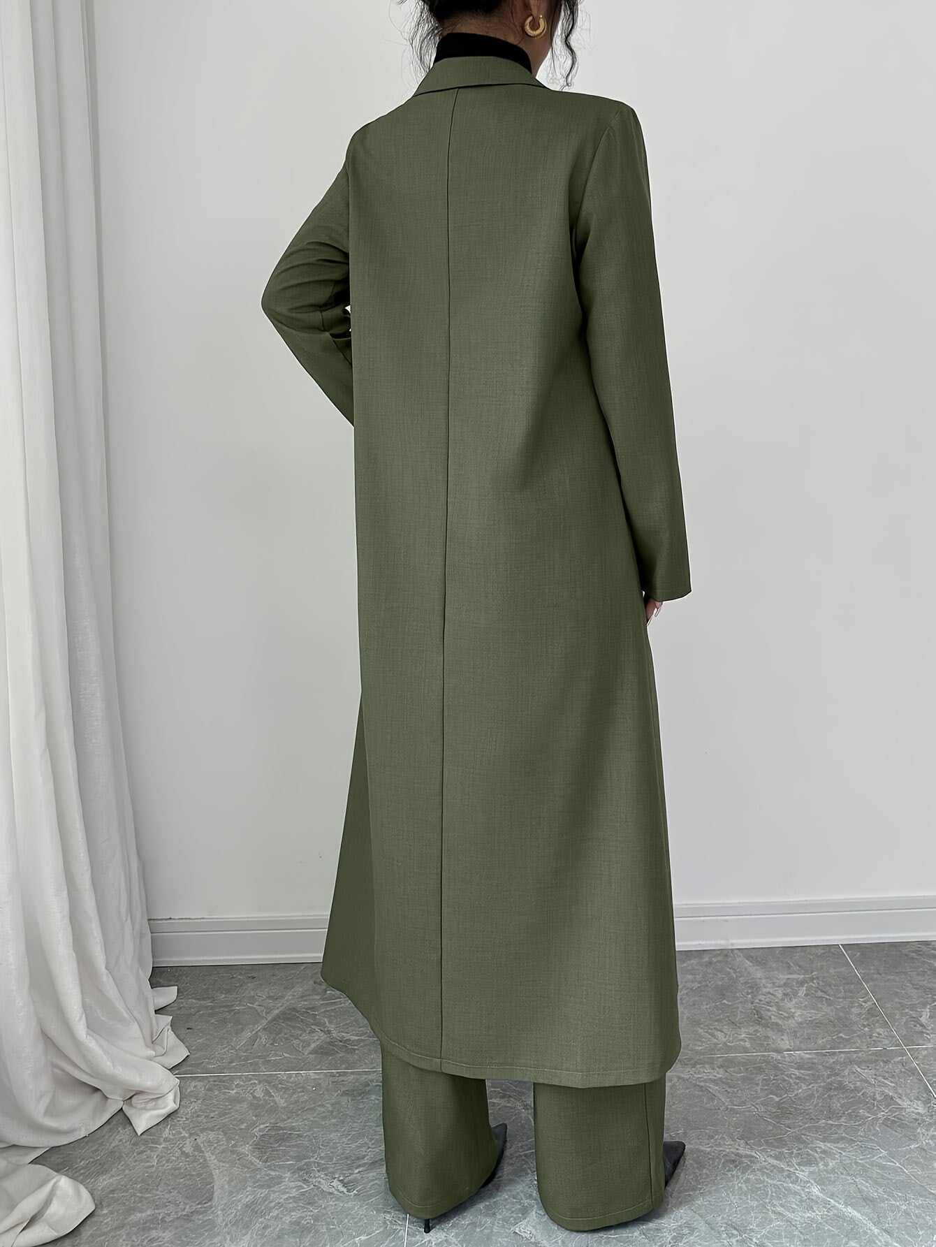 Women'S Minimalist Fashion Long Suit Set