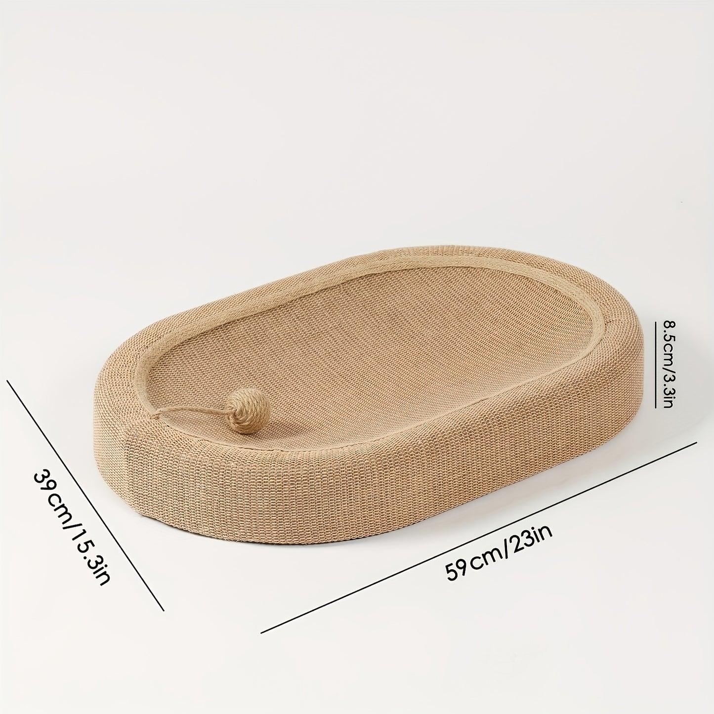 Durable Cat Scratching Board, Built-in Cat Litter Box