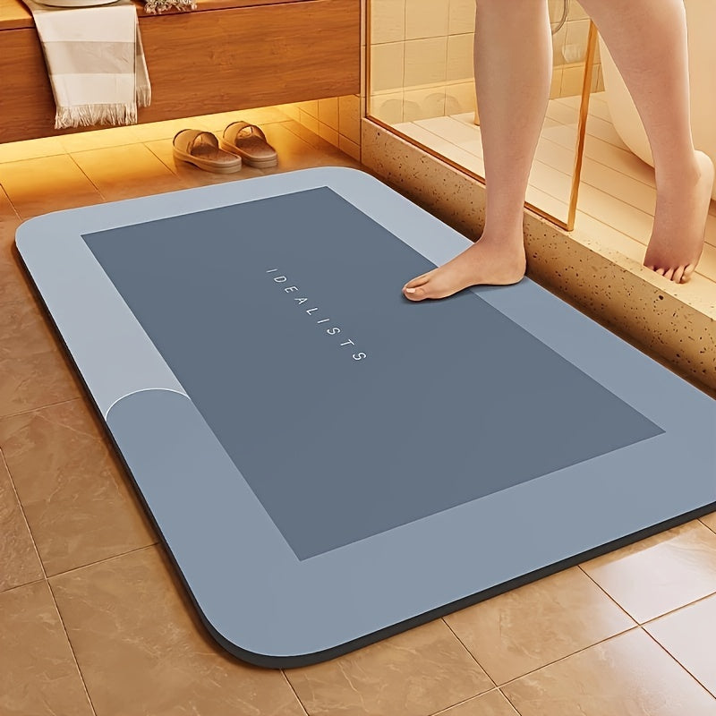 Super Absorbent Diatomaceous Earth Bathroom Mat