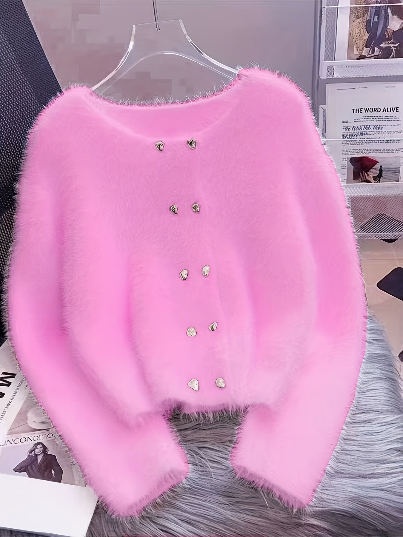 Premium Warm Faux Mink Sweater
