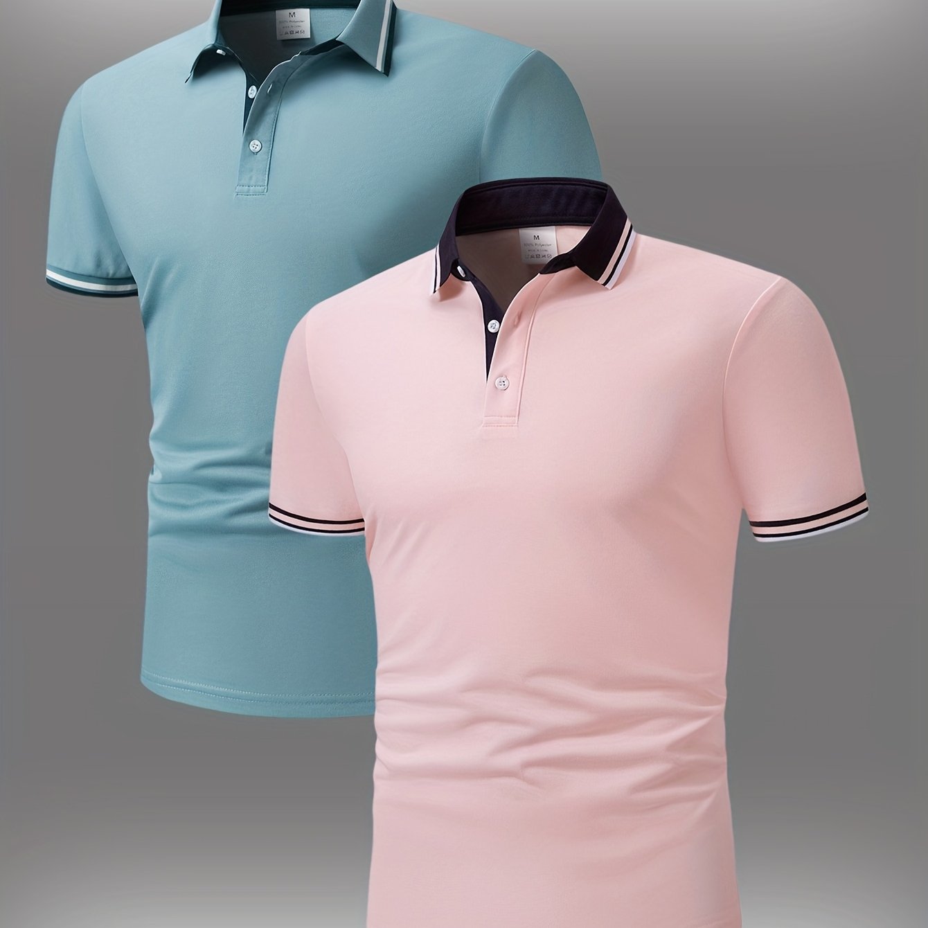 2pcs Men's Short-Sleeve Shirts