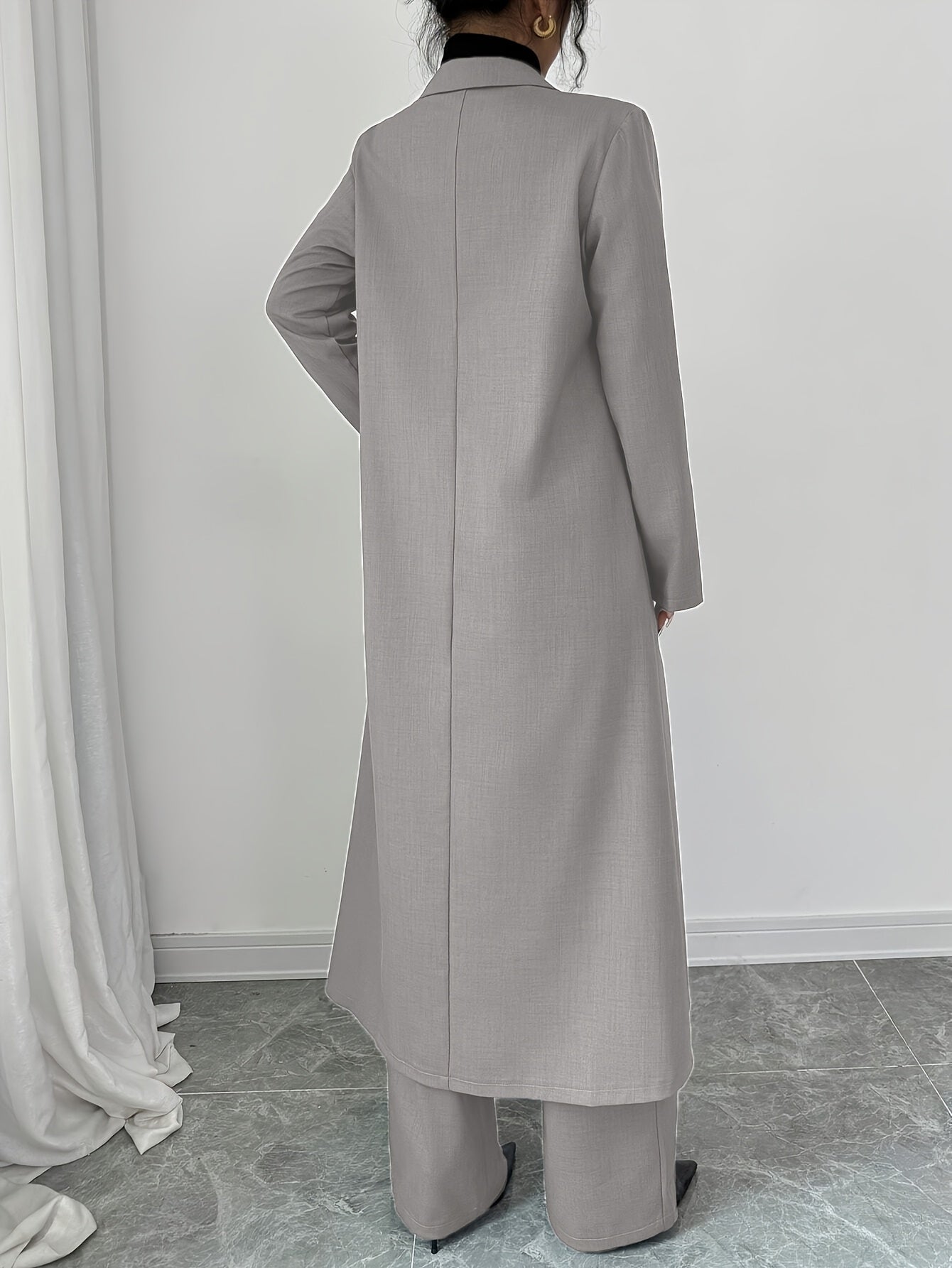 Women'S Minimalist Fashion Long Suit Set