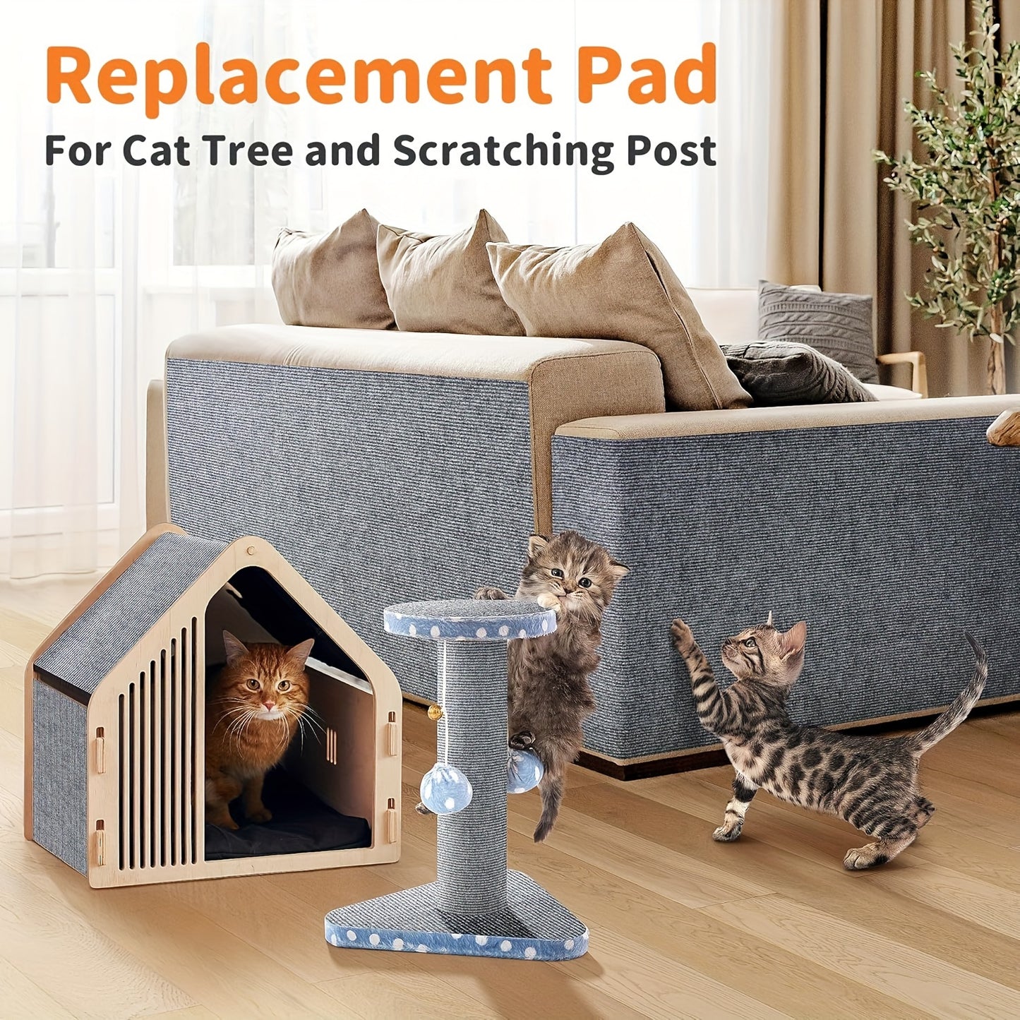 Furniture Protector for Cats That Can Be Trimmed