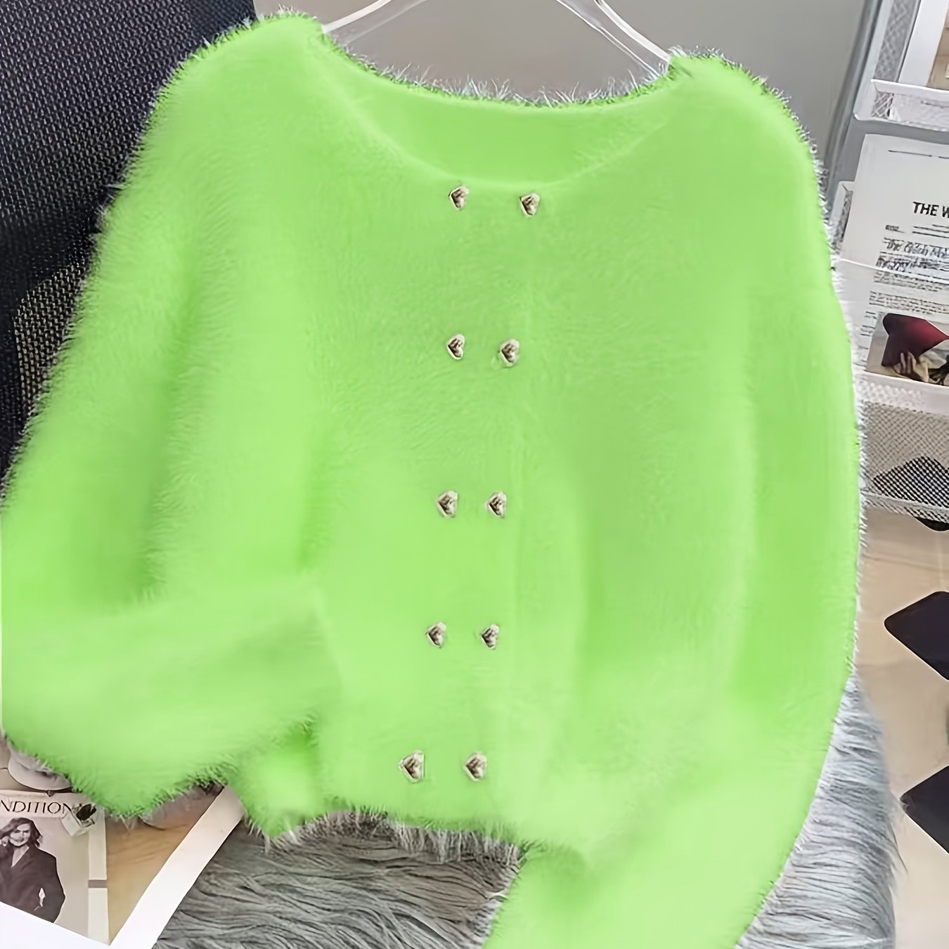Premium Warm Faux Mink Sweater