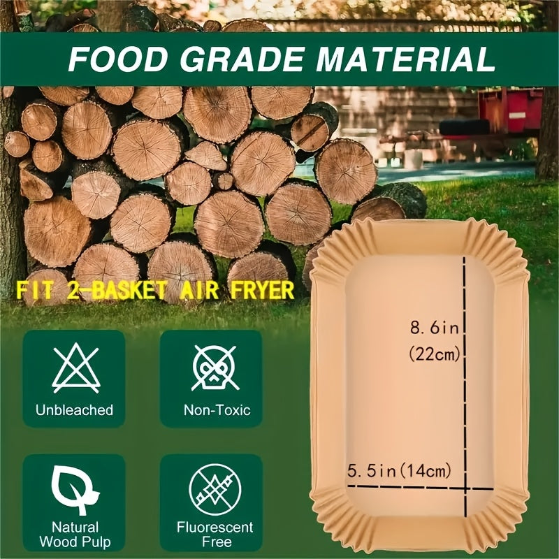 100pcs Moroder Non-Stick Disposable Air Fryer Liners