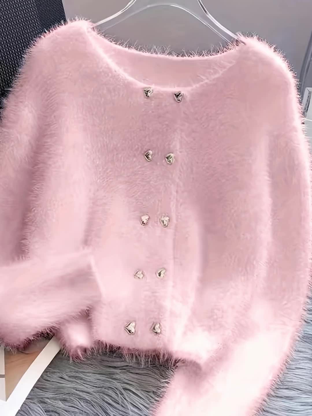 Premium Warm Faux Mink Sweater