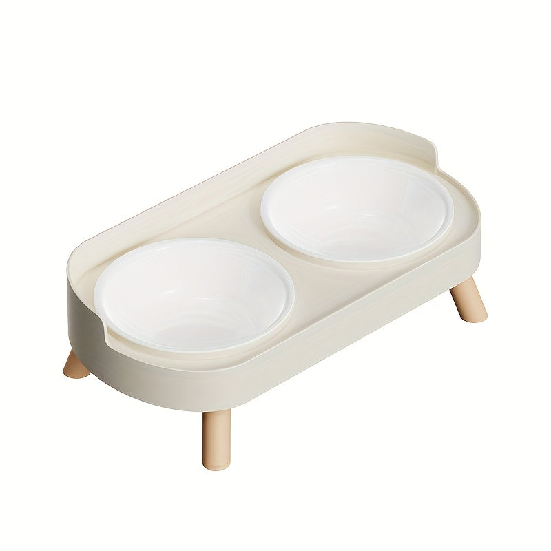 Newly Arrived Elevated Double Bowl Feeder for Cats And Dogs