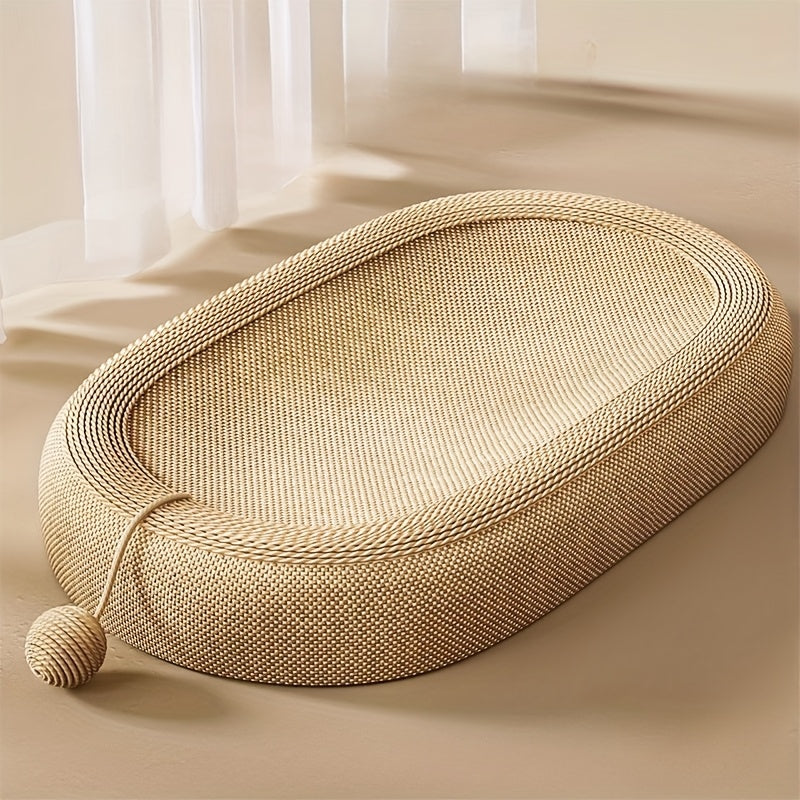 Durable Cat Scratching Board, Built-in Cat Litter Box