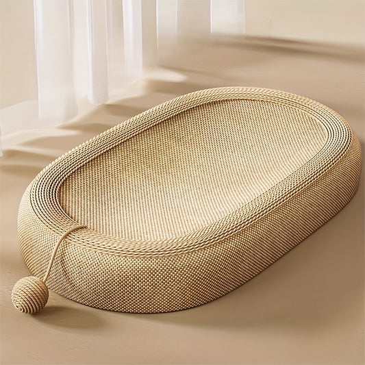 Durable Cat Scratching Board, Built-in Cat Litter Box