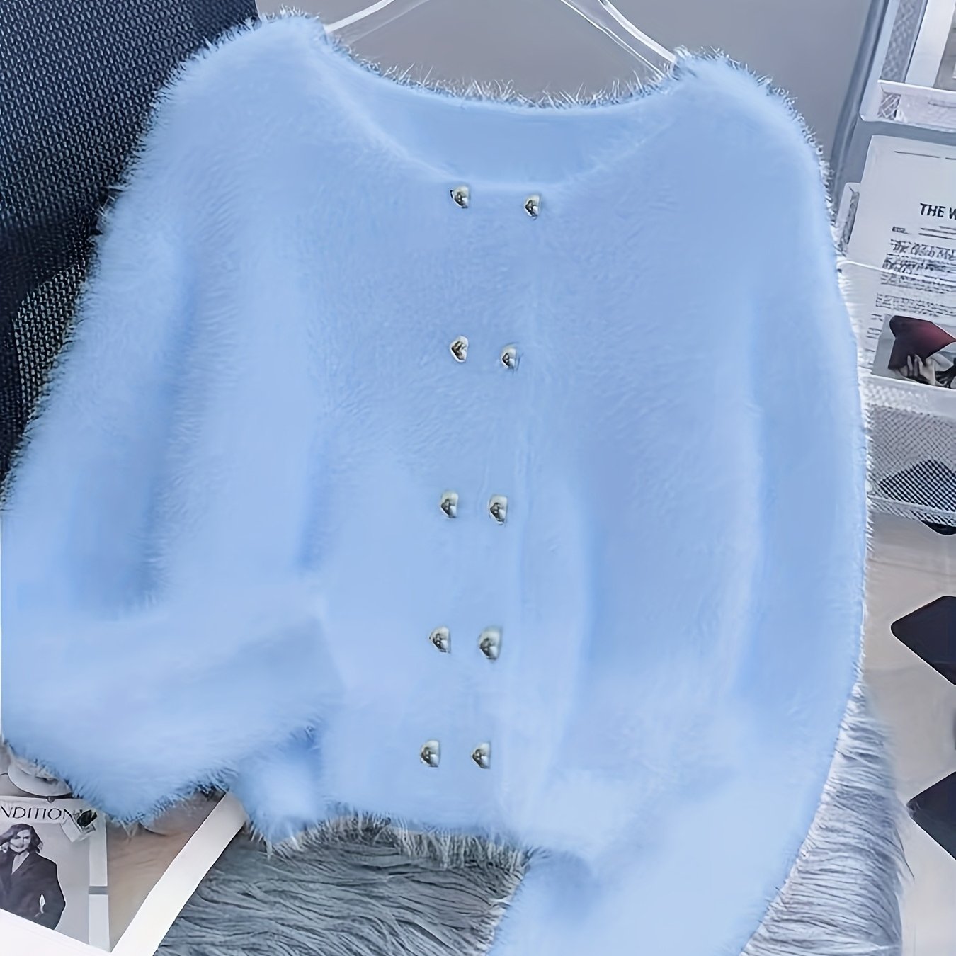 Premium Warm Faux Mink Sweater