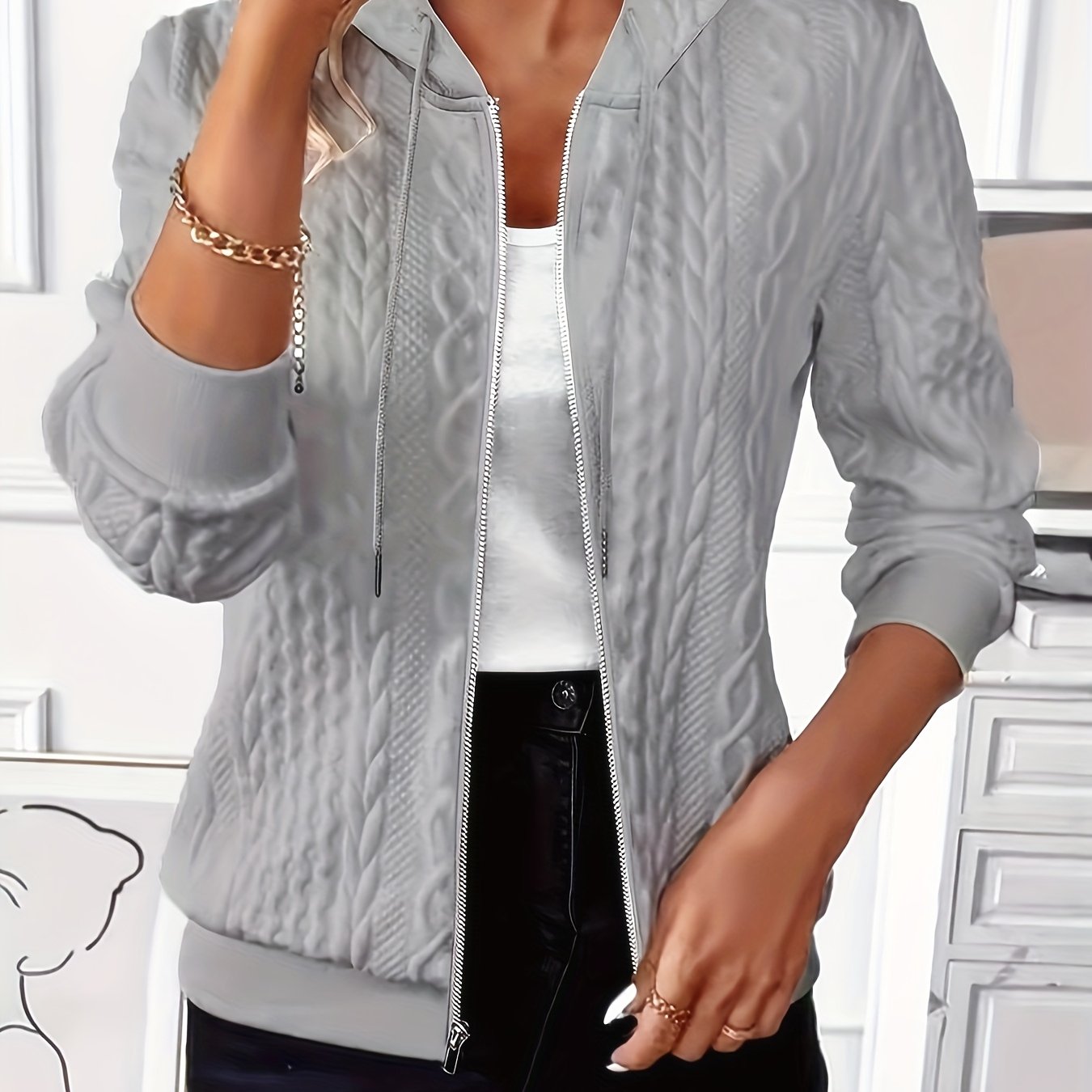 Women'S Lightweight Hooded Jacket
