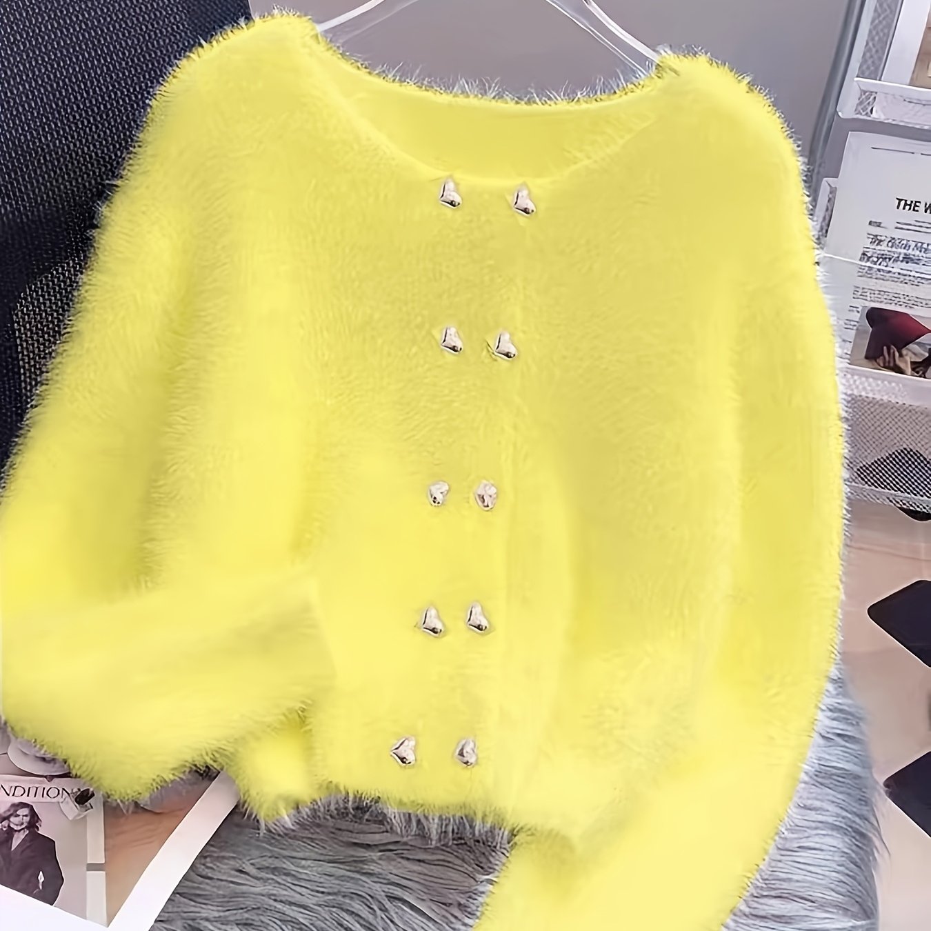 Premium Warm Faux Mink Sweater