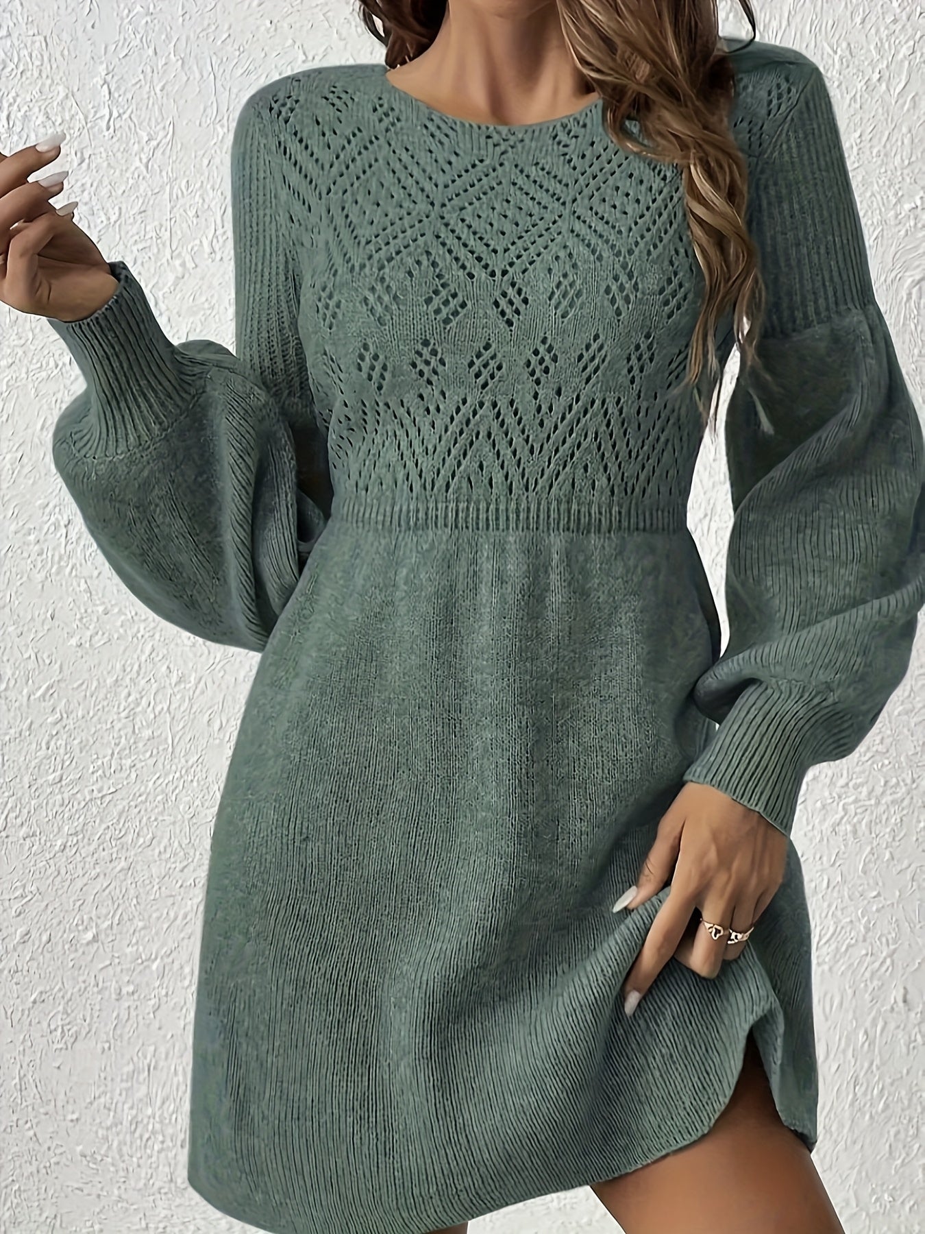 Women'S Casual Chic Sweater Dress