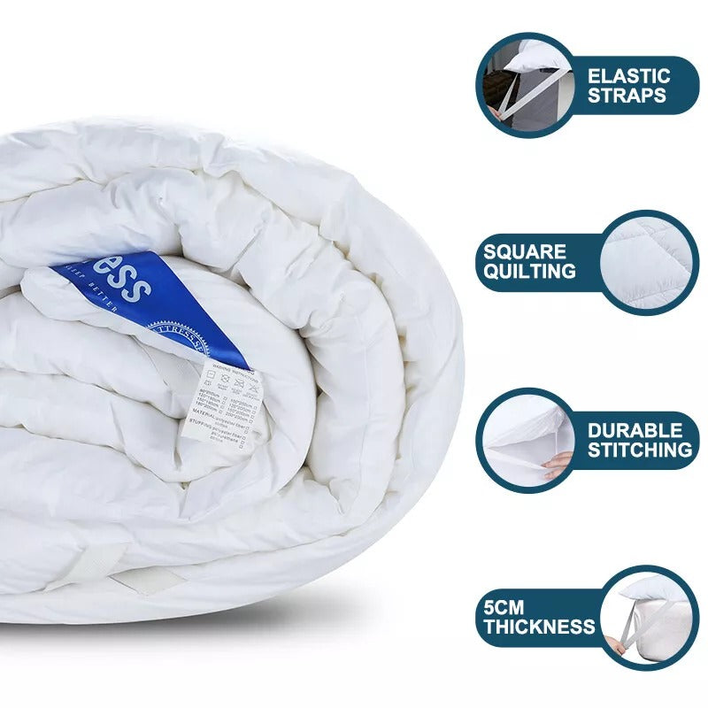 Hotel Quality Mattress Topper 10cm Deep Thick
