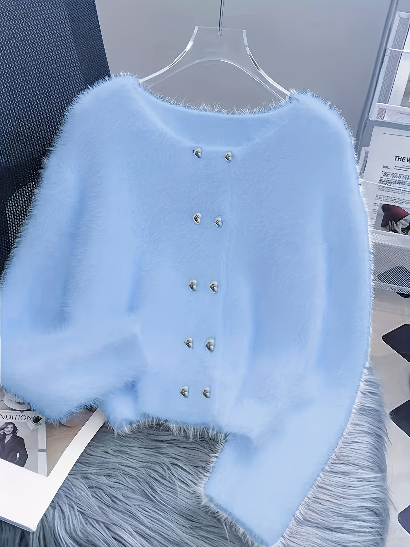 Premium Warm Faux Mink Sweater