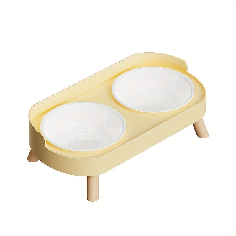 Newly Arrived Elevated Double Bowl Feeder for Cats And Dogs