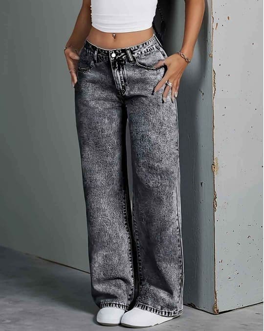 Wide Leg Jeans - Vivelle