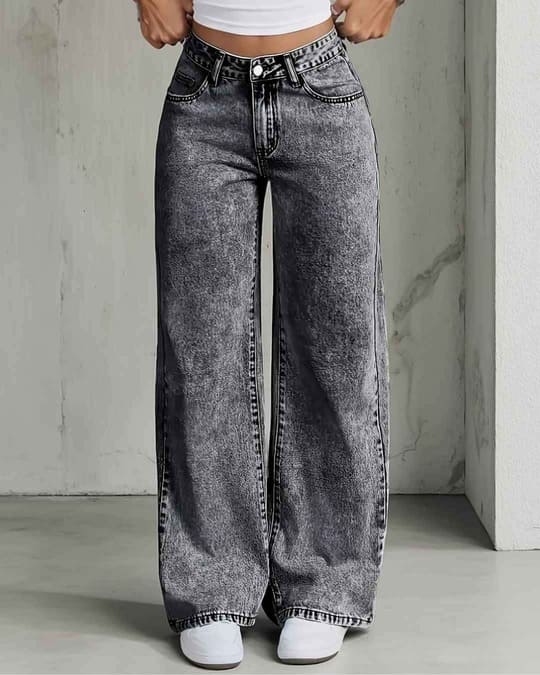 Wide Leg Jeans - Vivelle
