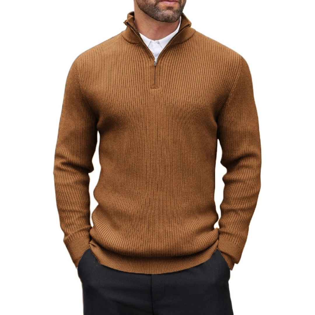 Oxford Zip Sweater Vivelle