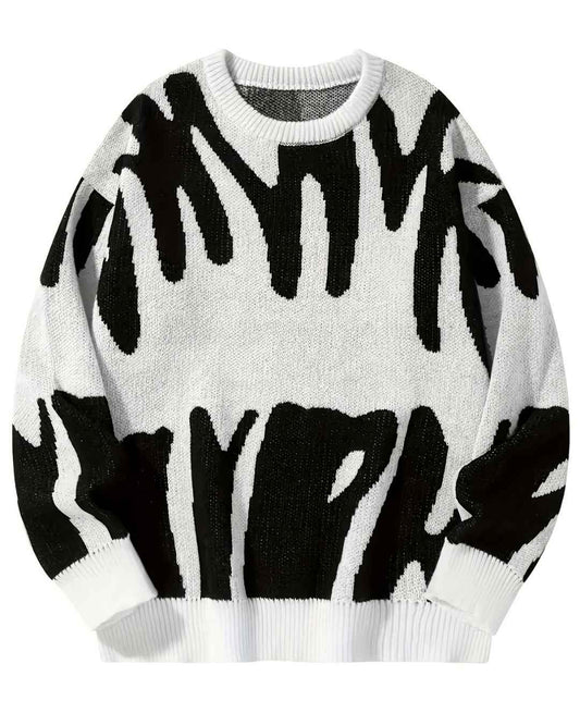 Vivelle Letter Knit Sweater