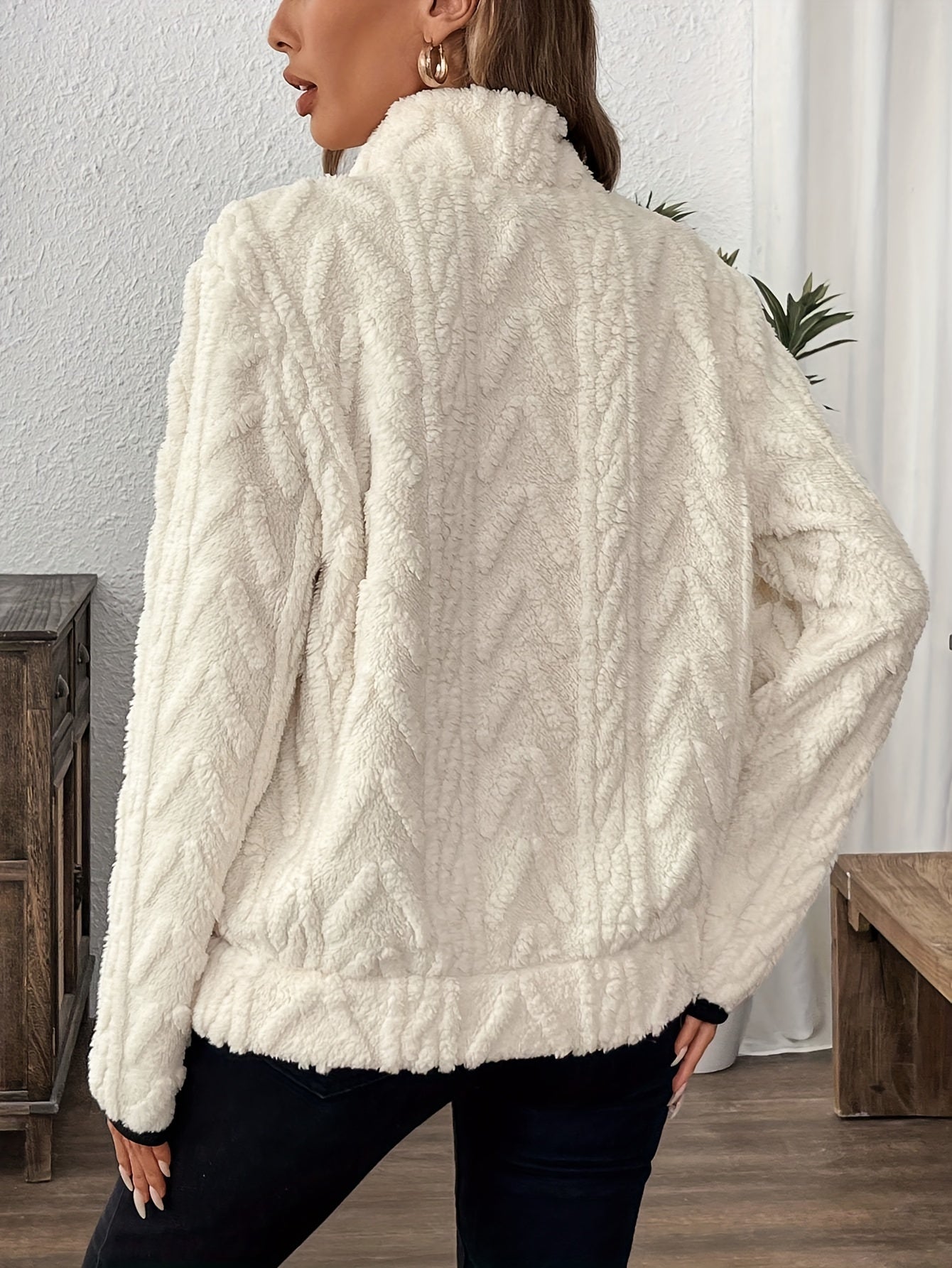 Women'S Fashion Fuzzy Sweatshirt