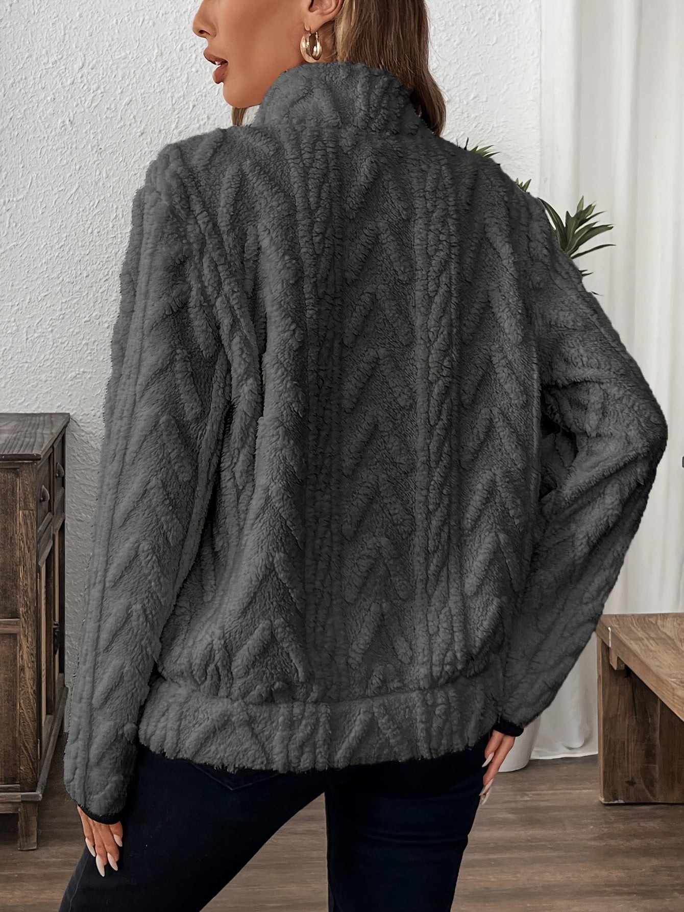 Women'S Fashion Fuzzy Sweatshirt
