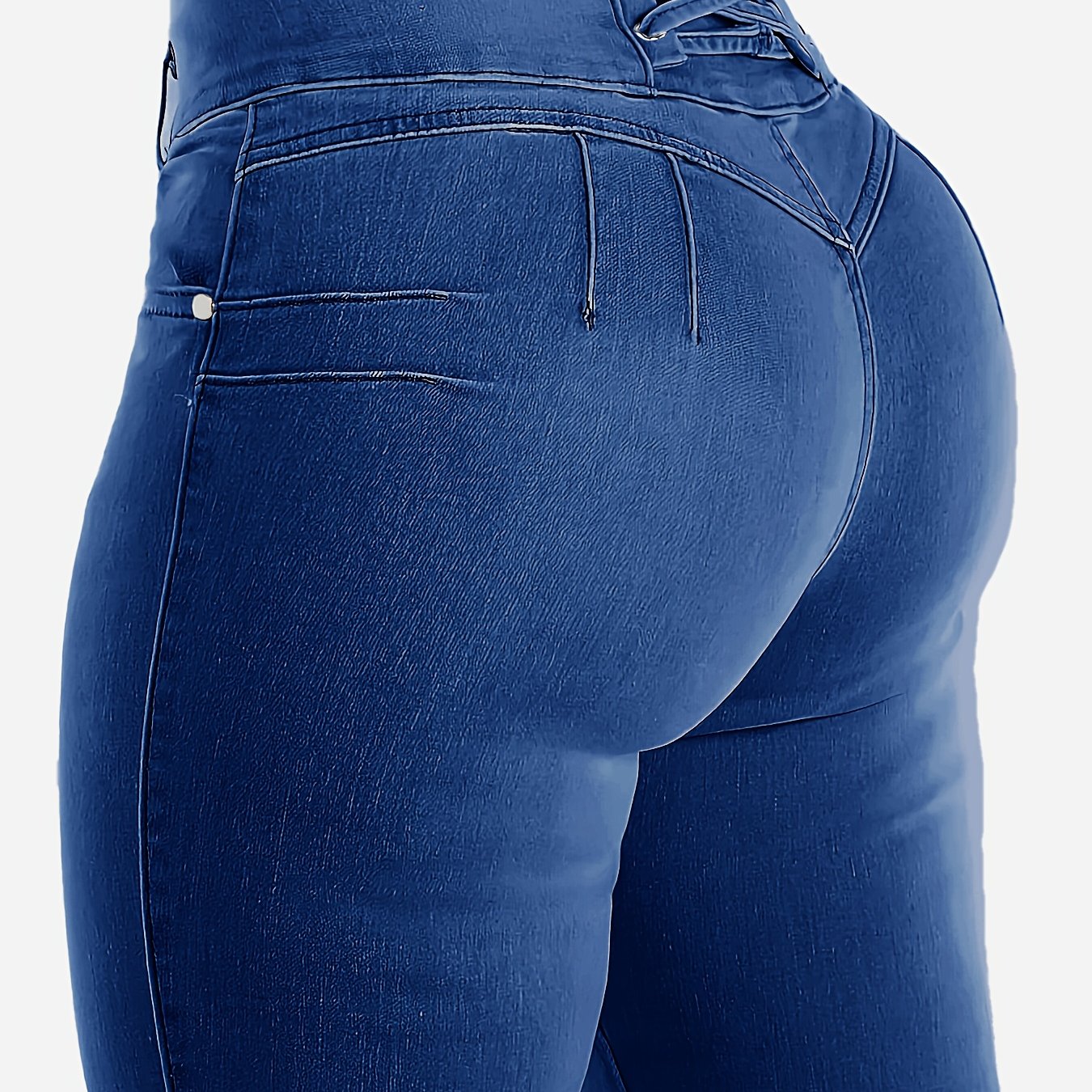 Women'S Fashionable High-Waisted Skinny Jeans