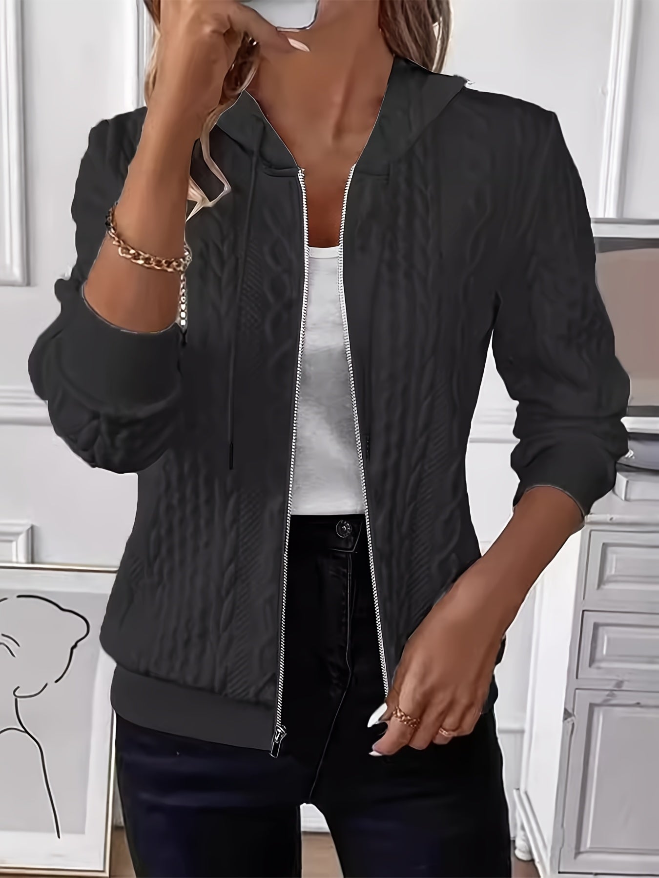 Women'S Lightweight Hooded Jacket