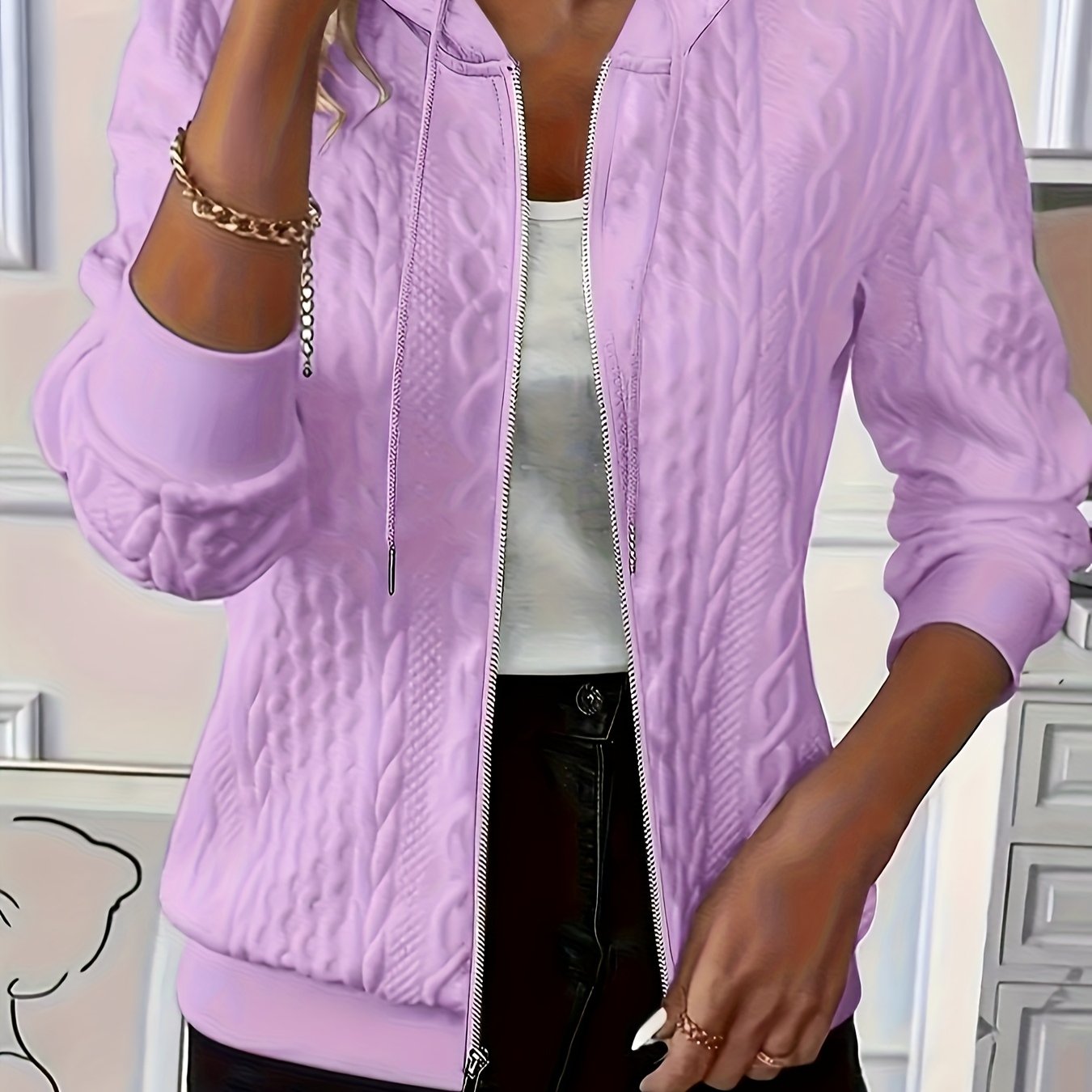 Women'S Lightweight Hooded Jacket