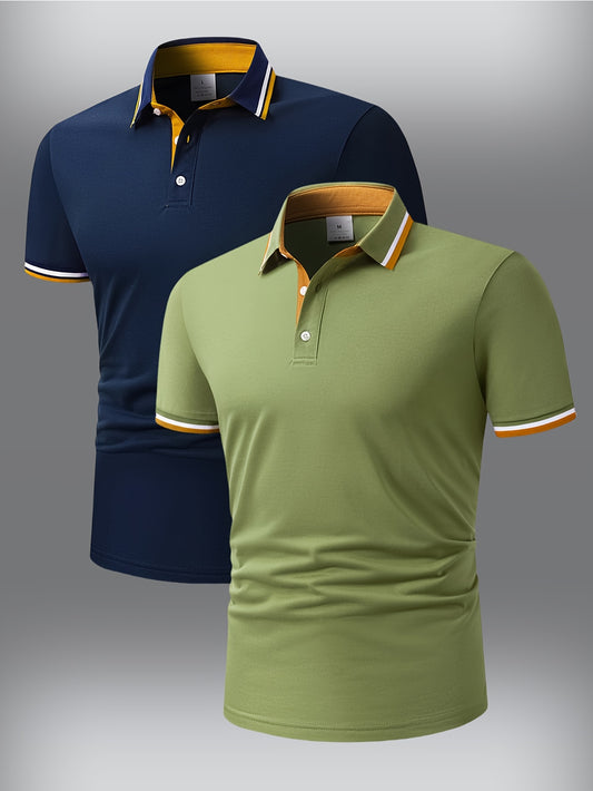 2pcs Men's Short-Sleeve Shirts